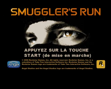 Smuggler's Run screen shot title